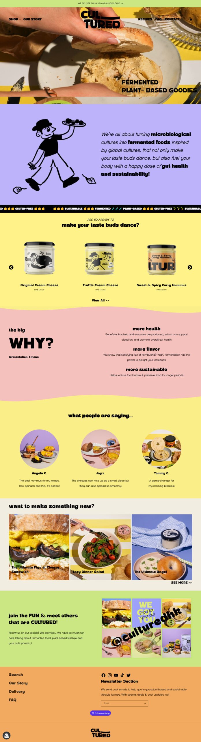 CulturedHK - Full Website Preview